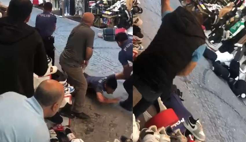 Beyazıt'ta silahlı çatışma; biri polis 8 kişi yaralandı