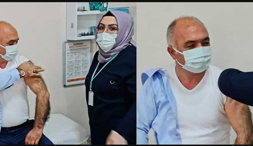 AK Partili belediye başkanı 52 yaşında koronavirüs aşısı oldu