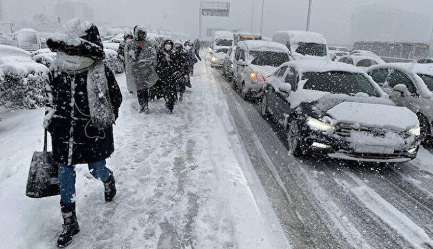 AKOM uyardı: İstanbul da beş gün kar fırtınası