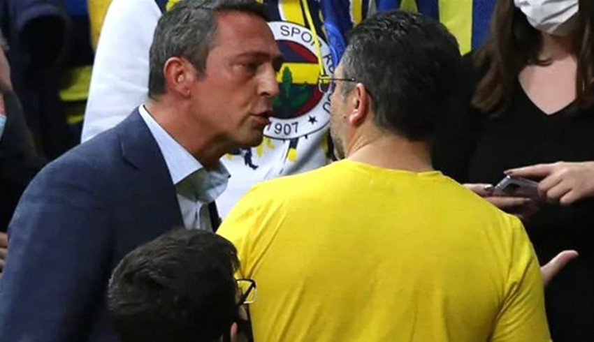 Ali Koç ile Fenerbahçe taraftarı arasında gerilim!