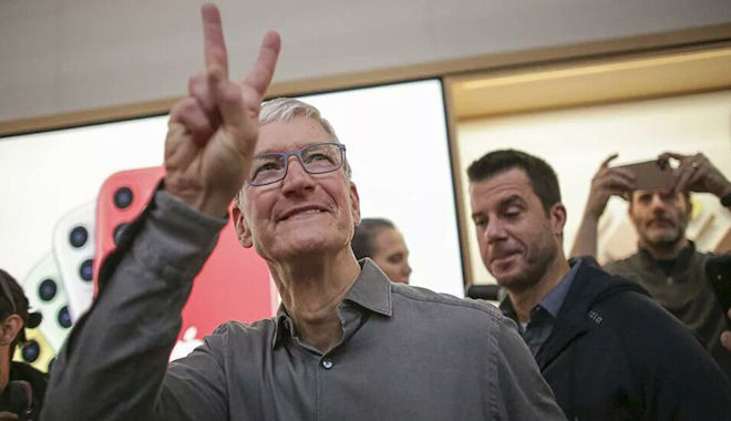 Apple dan CEO su Tim Cook a 750 milyon Dolarlık hisse jesti