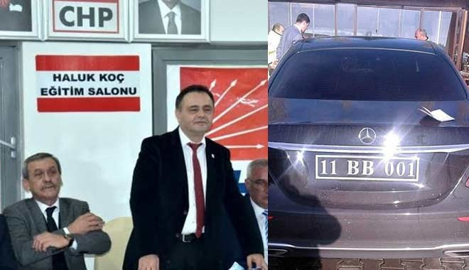 CHP’li Belediye Başkanı, sahte plakalı araçla yakalandı