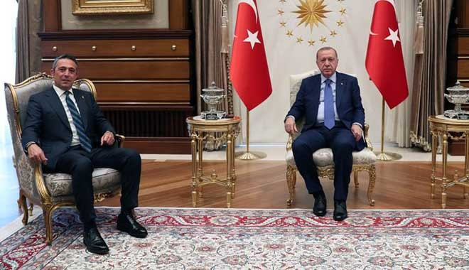 Cumhurbaşkanı Erdoğan, Fenerbahçe Başkanı Ali Koç u kabul etti