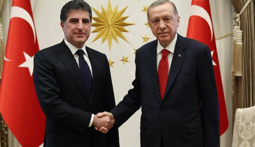 Cumhurbaşkanı Erdoğan, IKBY Başkanı Neçirvan Barzani ile görüştü