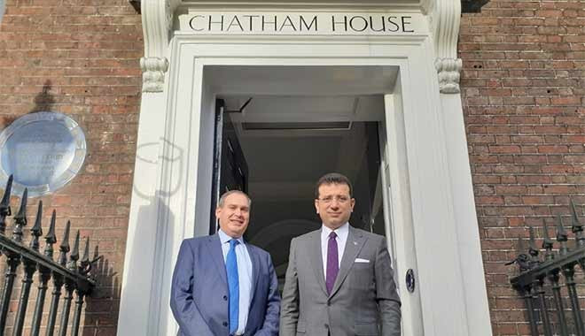 Ekrem İmamoğlu, Koç un kurumsal ortak olduğu ‘Chatham House’a gitti