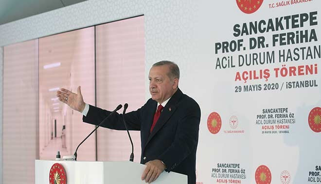 Erdoğan: Rönesans firmasına ayrıca şükranlarımı bildiriyorum, bir hastane için bizden bedel istemediler