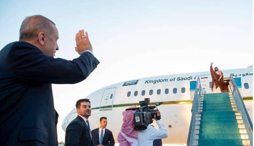Erdoğan, Selman ı uçağının kapısına kadar uğurladı
