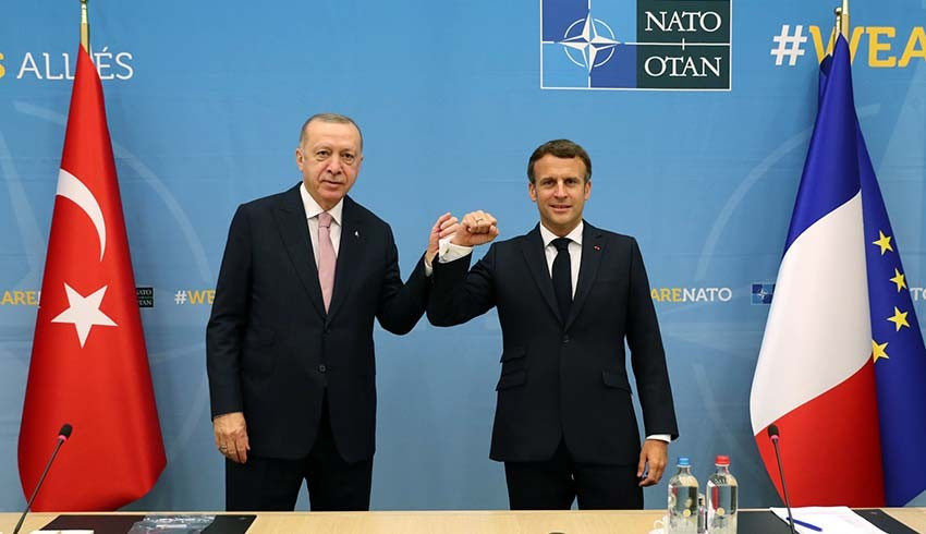 Macron: Türkiye ile gerginlik son birkaç haftadır hafifledi