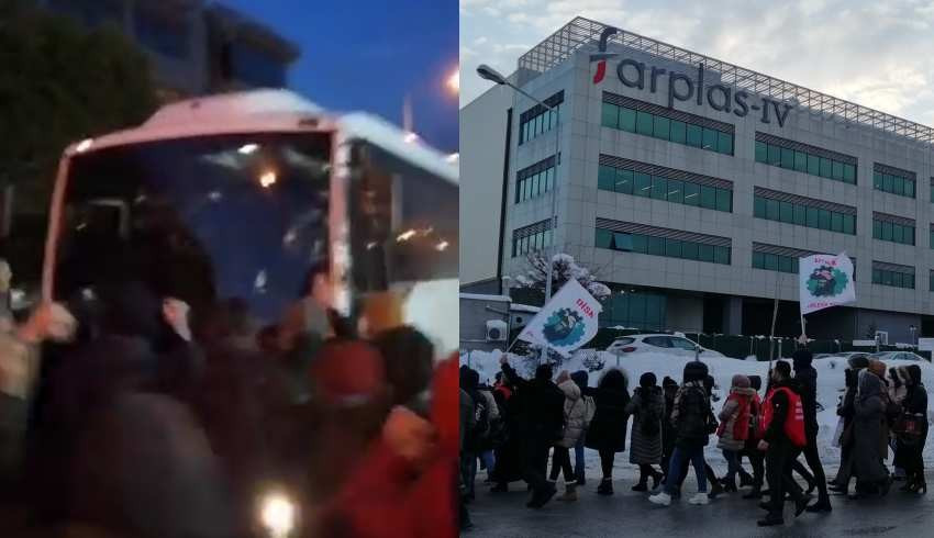 Farplas’ta işçiler fabrikaya kapandı: 200 gözaltı