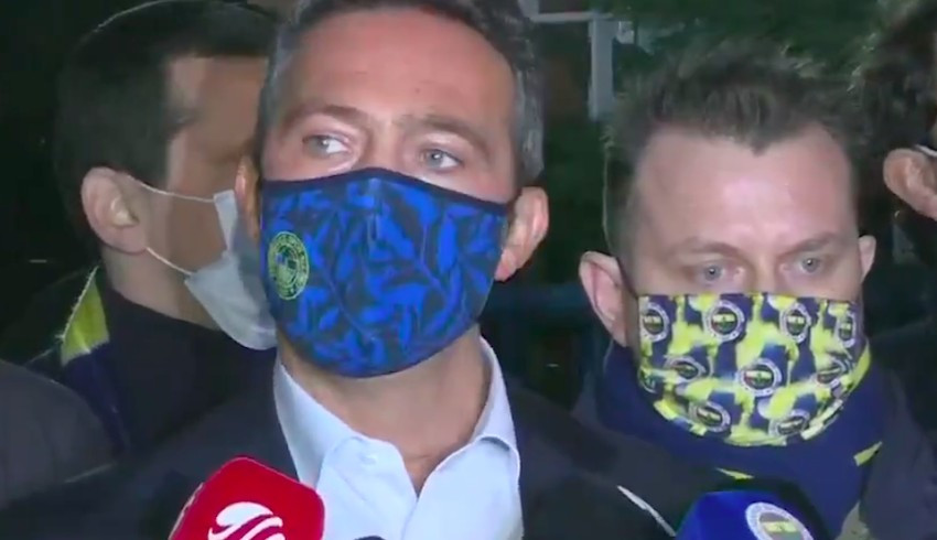 Fenerbahçe Başkanı Ali Koç tan TFF ye ağır gönderme: İnşallah dumanla ilişki kurmayız
