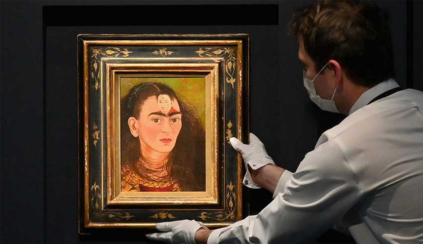 Frida Kahlo nun otoportresi rekor fiyata satıldı