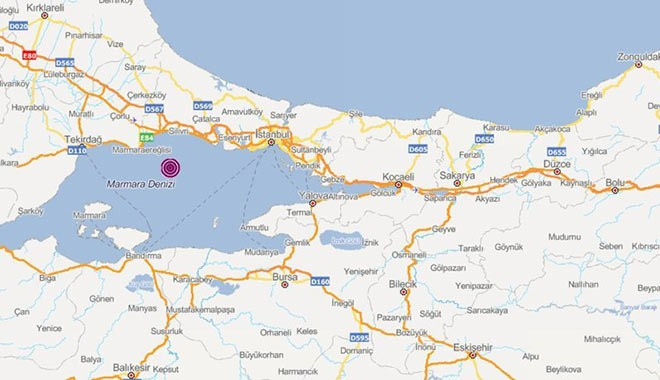 Ege Denizi nde art arda 4 deprem