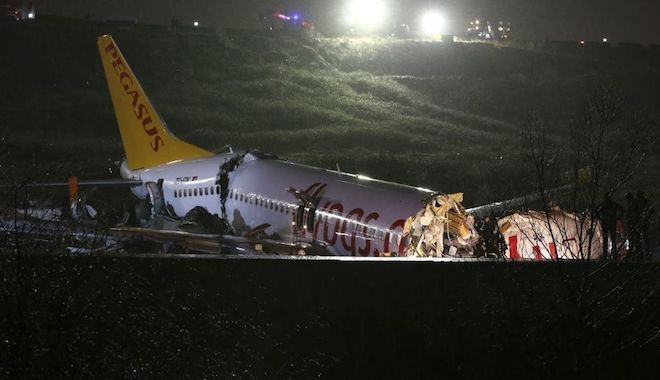 Üç kişinin hayatını kaybettiği Pegasus uçak kazasına ilişkin ön rapor hazırlandı