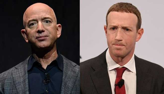 Jeff Bezos, Mark Zuckerberg’i ikiye katladı