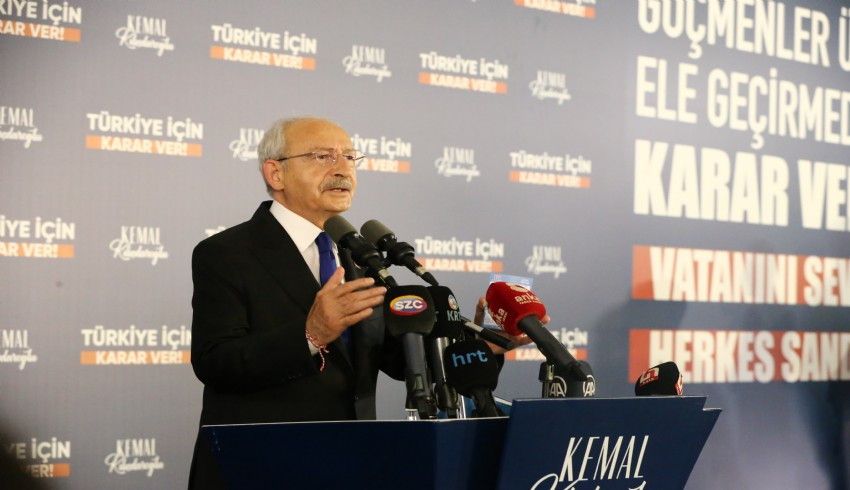 Kılıçdaroğlu;  Türkiye’yi sığınmacı deposu yapmayacağız”