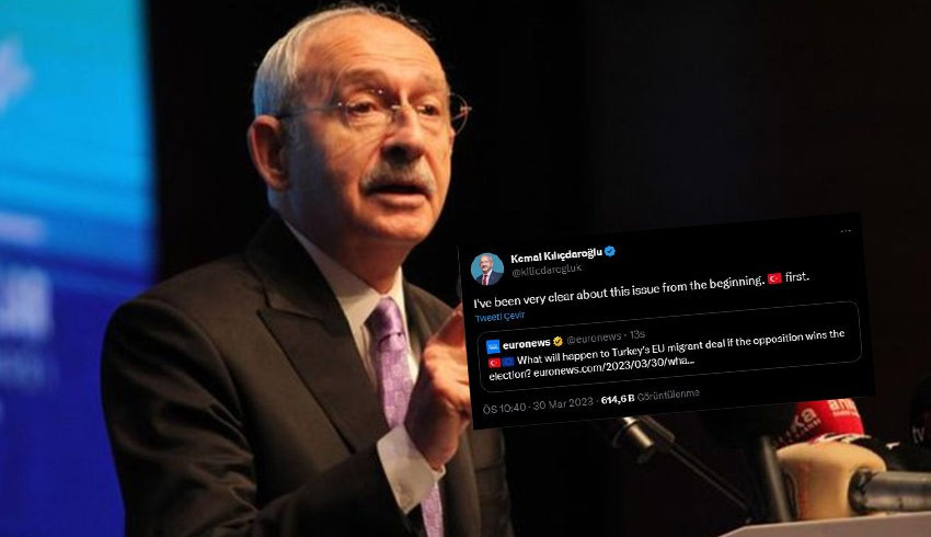 Kılıçdaroğlu mülteci sorusuna İngilizce cevap verdi: Türkiye First