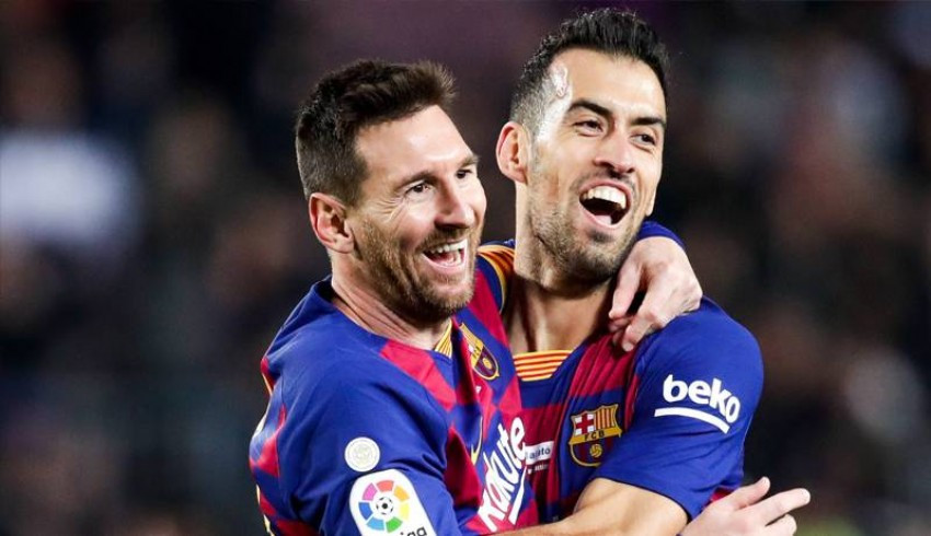 Lionel Messi ve Busquets yeniden bir arada