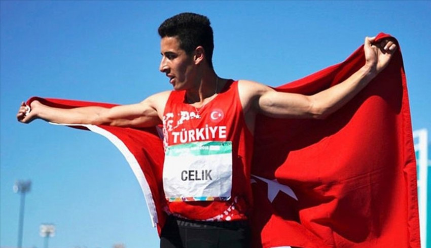 Milli atlet Mehmet Çelik, 45 yıllık Türkiye rekorunu kırdı