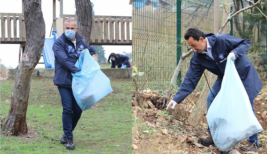Sabancı ve Carrefoursa CEO ları Büyükada da çevre temizliği yaptı