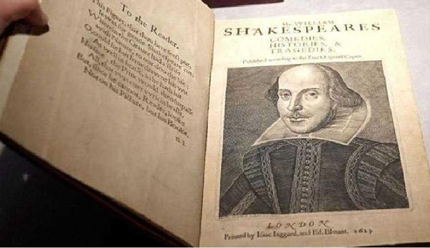 Shakespeare’in kitabı 2 milyon 470 bin dolara satıldı
