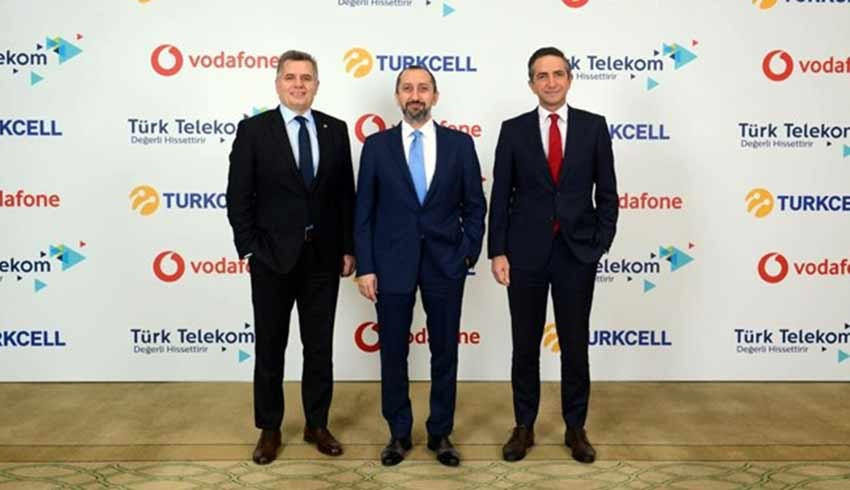 Turkcell, Türk Telekom ve Vodafone dan tarihi anlaşma!