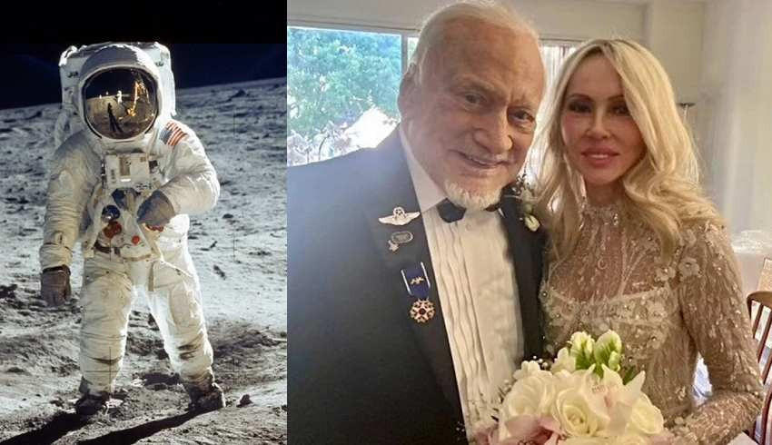 Ünlü astronot 93 yaşında dünya evine girdi
