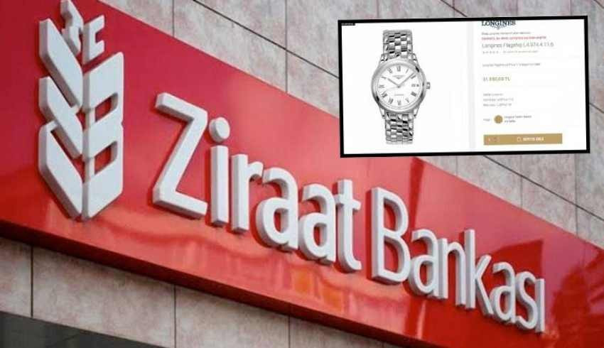 Ziraat Bankası personeli, kendisine hediye edilen 31 Bin TL değerindeki saatleri internette satıyor