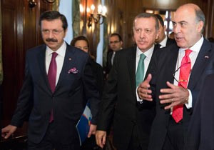 Erdoğan ve Hisarcıklıoğlu ABD li CEO larla buluştu
