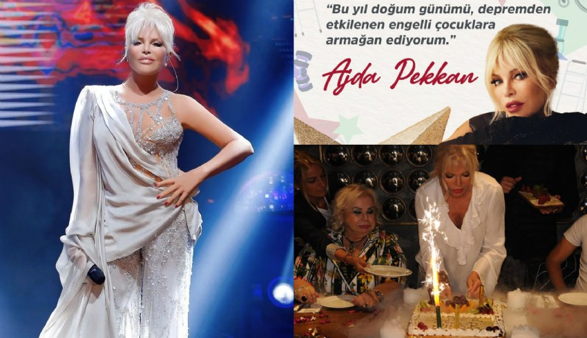 Süper Star Ajda Pekkan doğum günü hediyesini çocuklar için istedi