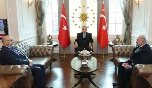 Cumhurbaşkanı Erdoğan, Ermeni Vakıflar Birliği Başkanı Şirinoğlu'nu kabul etti