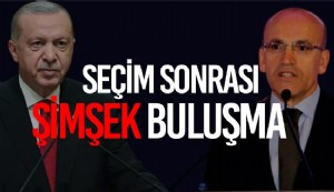 Cumhurbaşkanı Erdoğan, Mehmet Şimşek ile Ankara'da görüştü