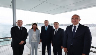 Erdoğan, İstanbul Modern Sanat Müzesi'nin yeni binasını ziyaret etti