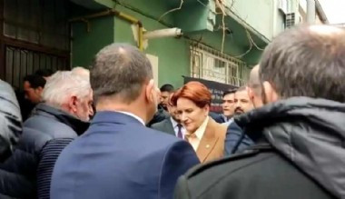 Meral Akşener'den Sinan Ateş'in ailesine ziyaret