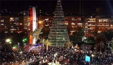 Suriye'de Noel kutlaması! Sabaha kadar eğlendiler