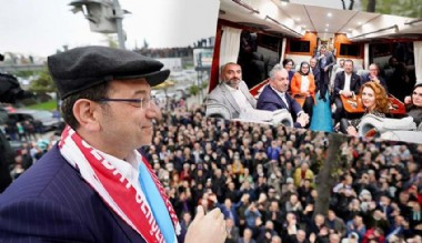 TELE 1 muhabirinden Ekrem İmamoğlu'na tepki! Nagehan Alçı'ya VIP minibüs bize yarım otobüs...