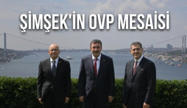 Cevdet Yılmaz ve Mehmet Şimşek OVP çalışmaları için bir arada