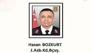 Şehit Jandarma Astsubay Kıdemli Başçavuş Hasan Bozkurt için tören düzenlendi
